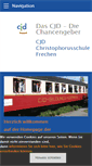 Mobile Screenshot of cjd-schule-frechen.de